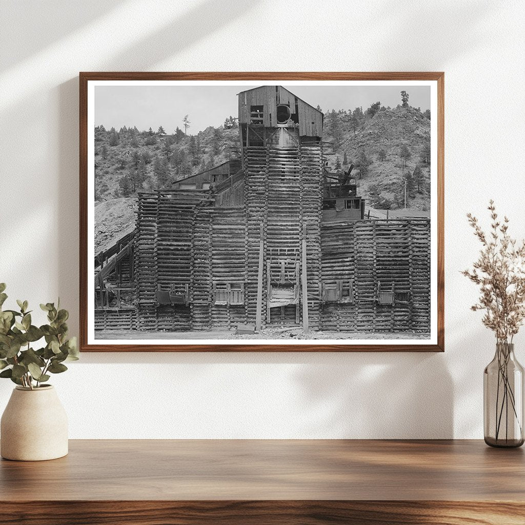 Abandoned Gold Mill Idaho Springs Colorado May 1941