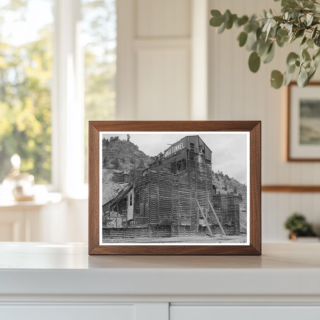 Abandoned Gold Mill in Idaho Springs Colorado May 1941