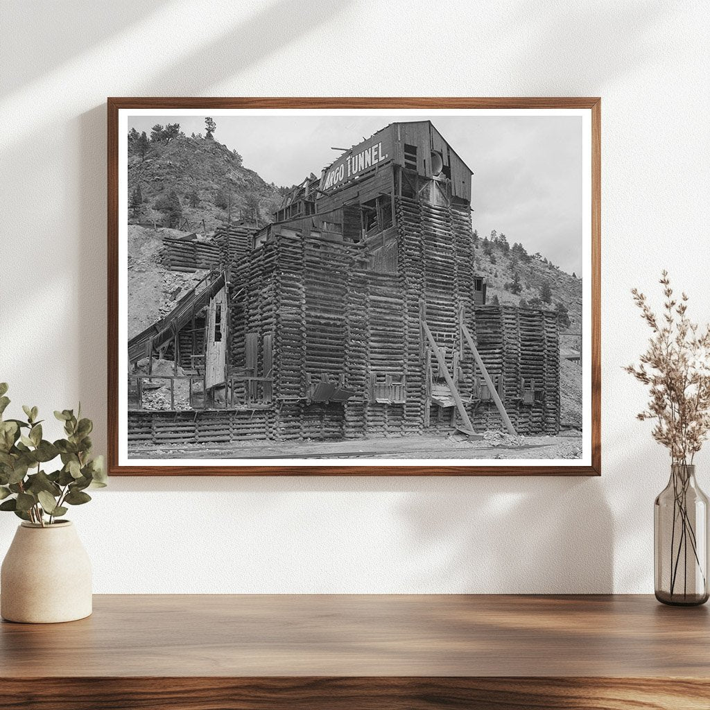 Abandoned Gold Mill in Idaho Springs Colorado May 1941