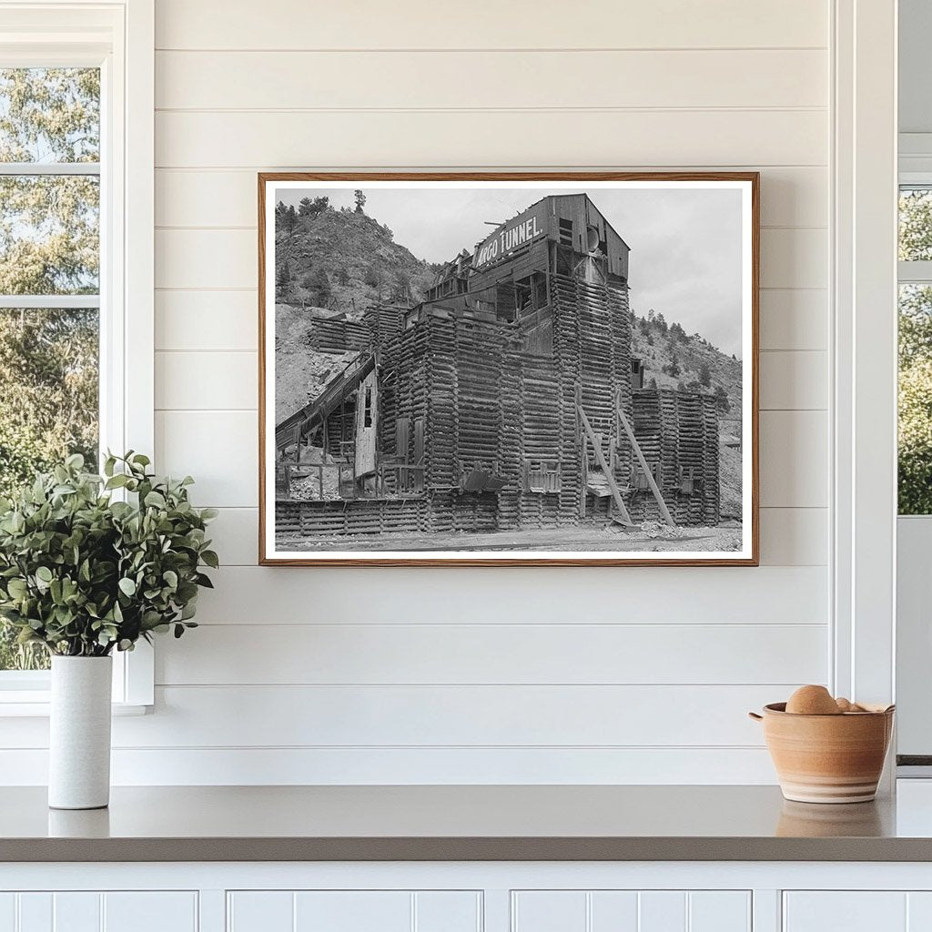 Abandoned Gold Mill in Idaho Springs Colorado May 1941