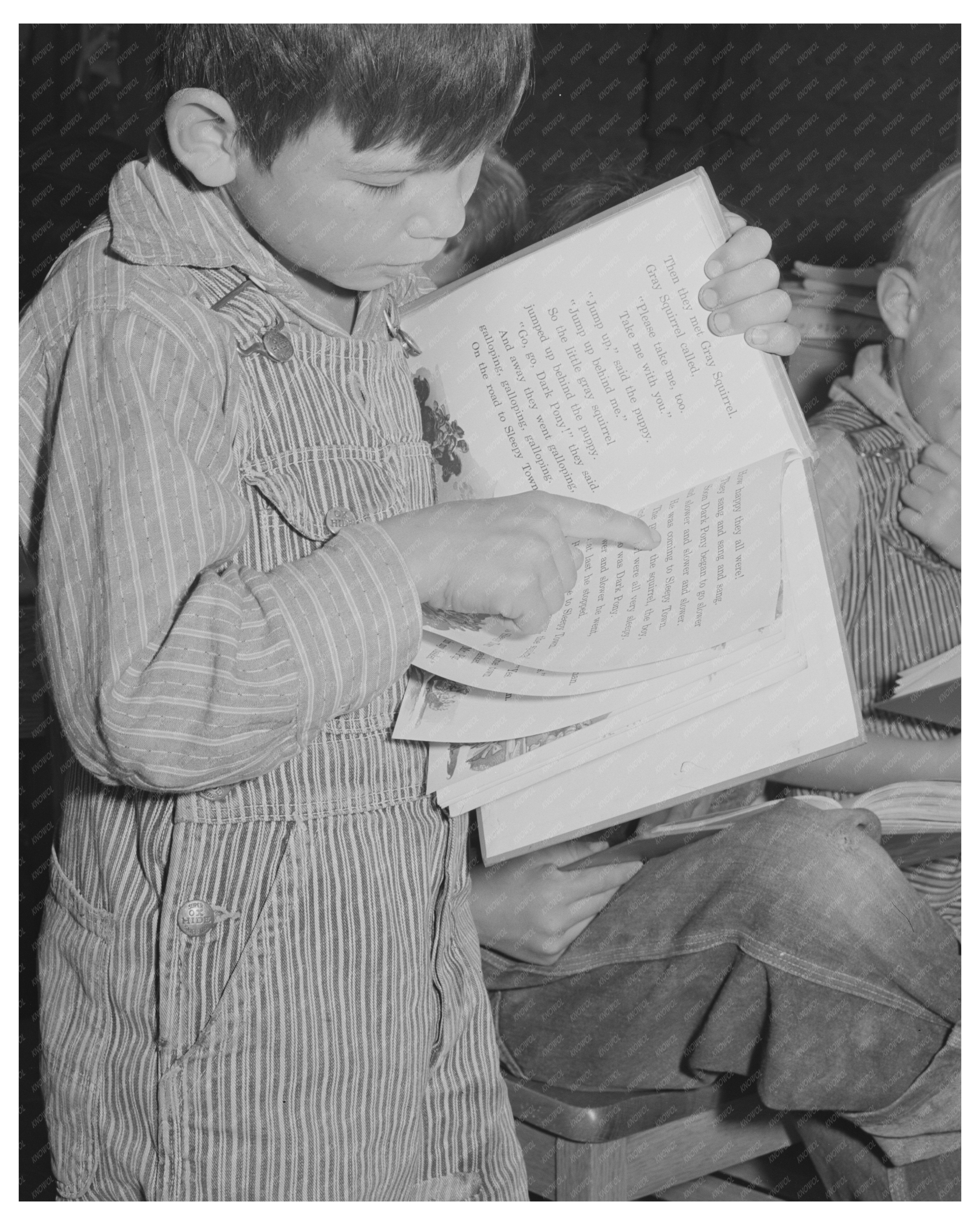 Children at Farm Security Administration School Caldwell 1941