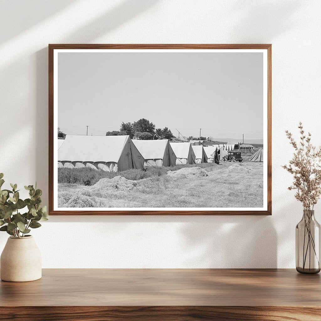 Farm Security Administration Migrant Camp Tents Wilder Idaho 1941