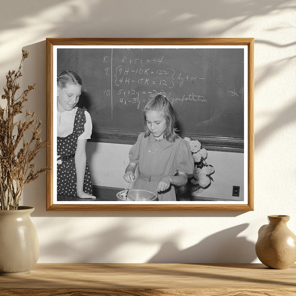 Schoolchildren at Farm Security Administration Camp Caldwell 1941