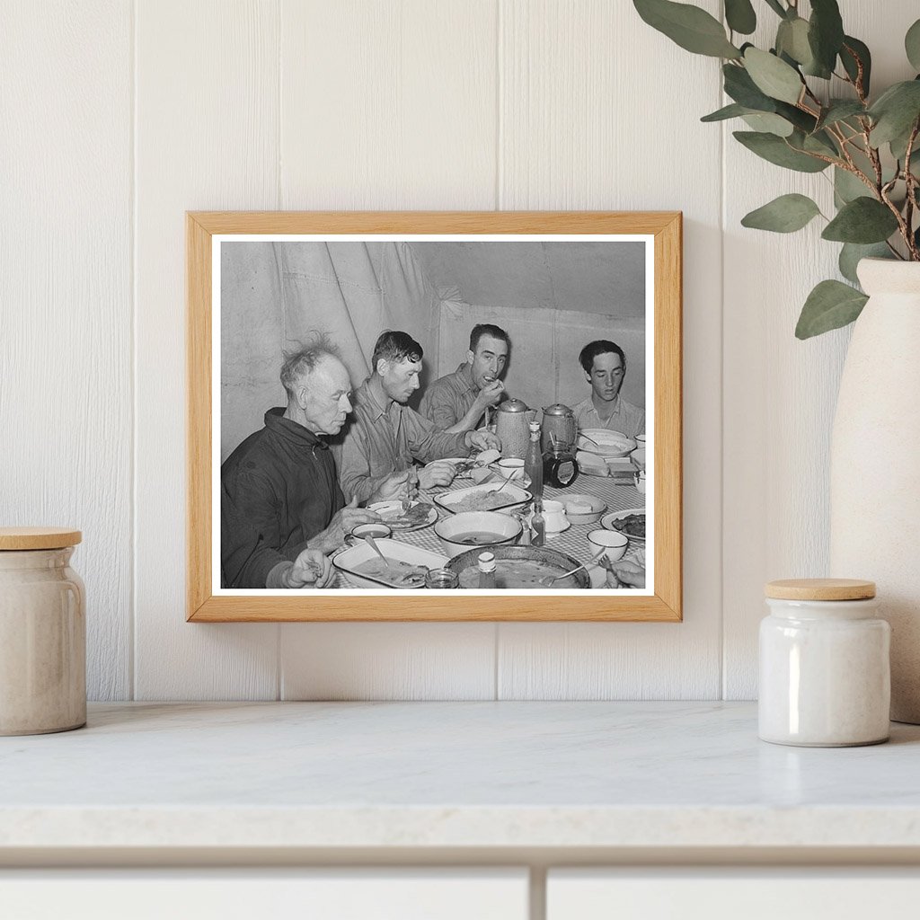 Sheep Shearers Dining at Oregon Ranch May 1941