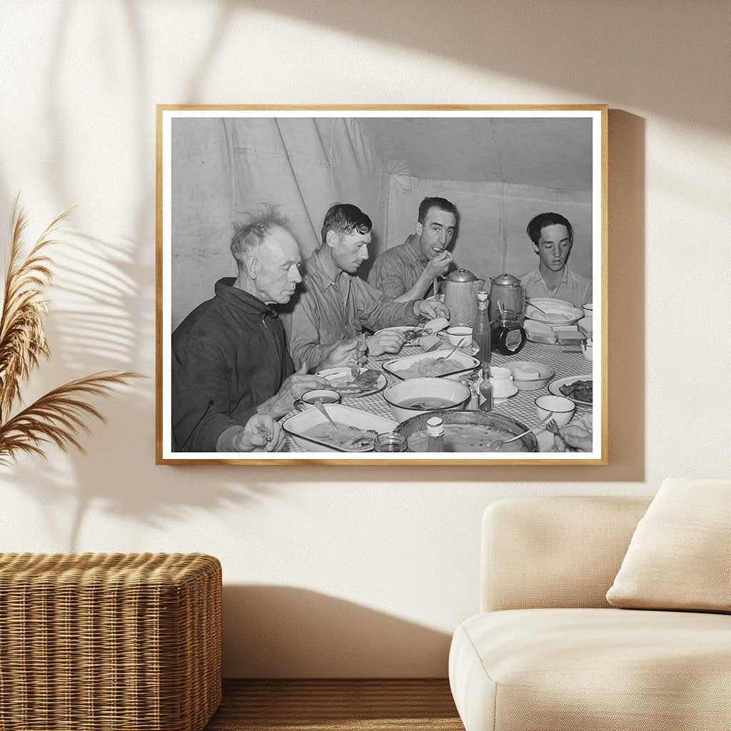 Sheep Shearers Dining at Oregon Ranch May 1941