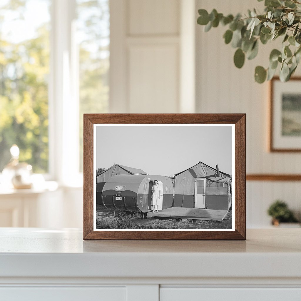 Nurse at Migratory Labor Camp Trailer Clinic May 1941