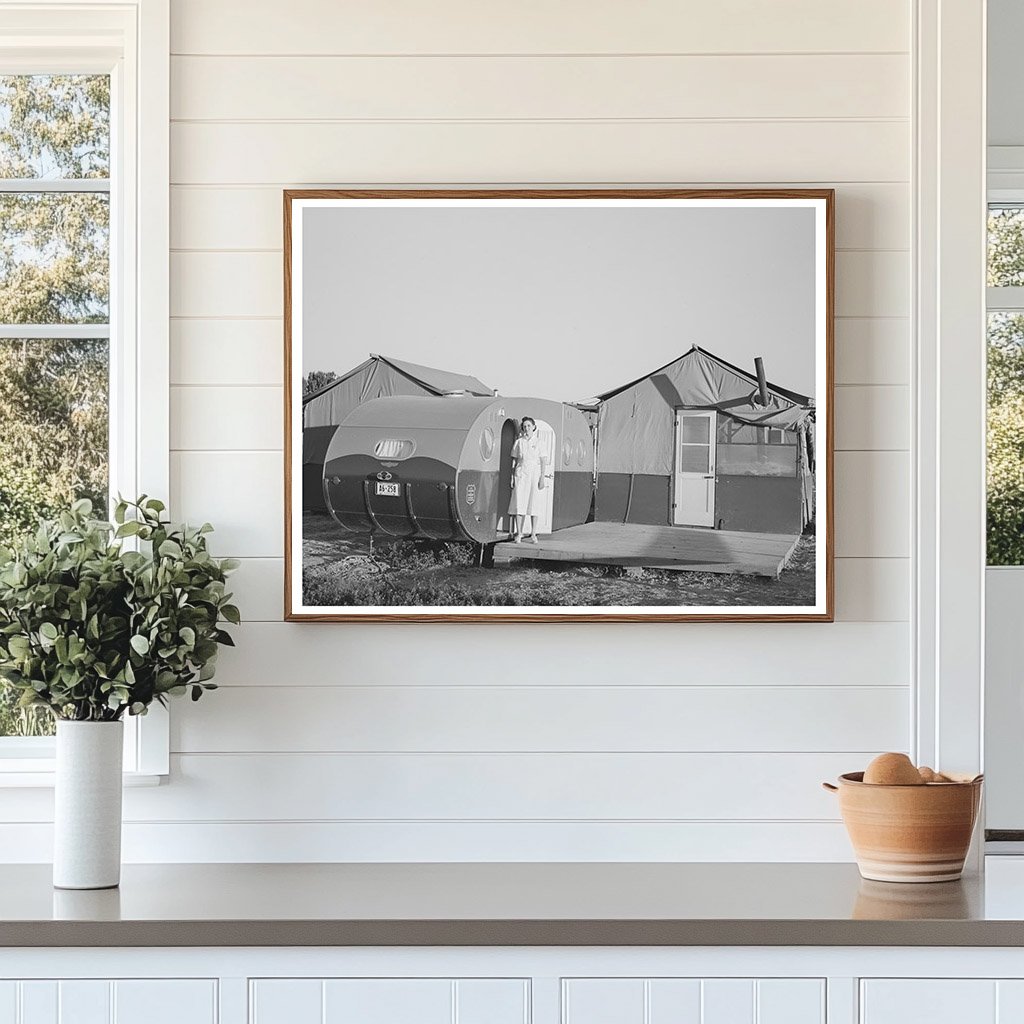 Nurse at Migratory Labor Camp Trailer Clinic May 1941
