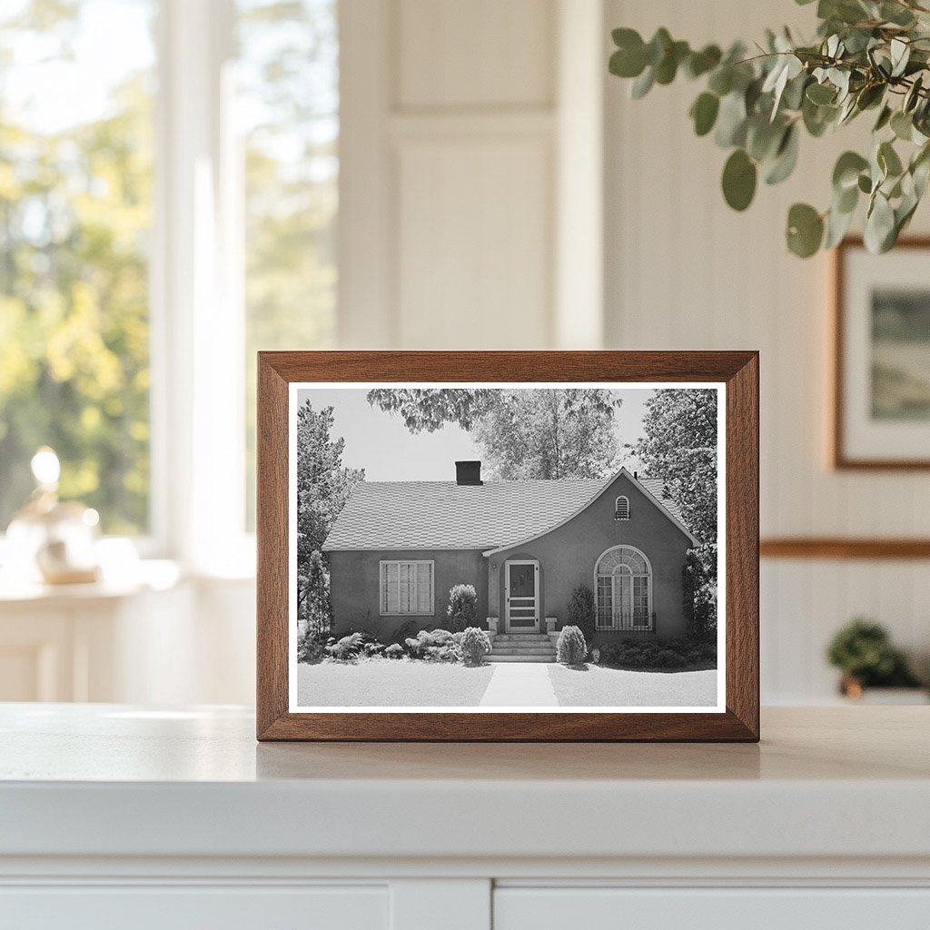 Caldwell Idaho Vintage House Photograph May 1941