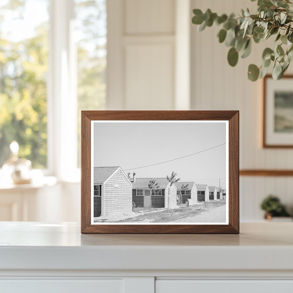 Row Shelters at FSA Farm Workers Camp Caldwell Idaho 1941