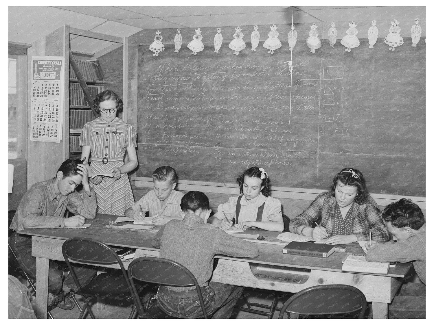 Schoolchildren at FSA Farm Camp Caldwell Idaho 1941