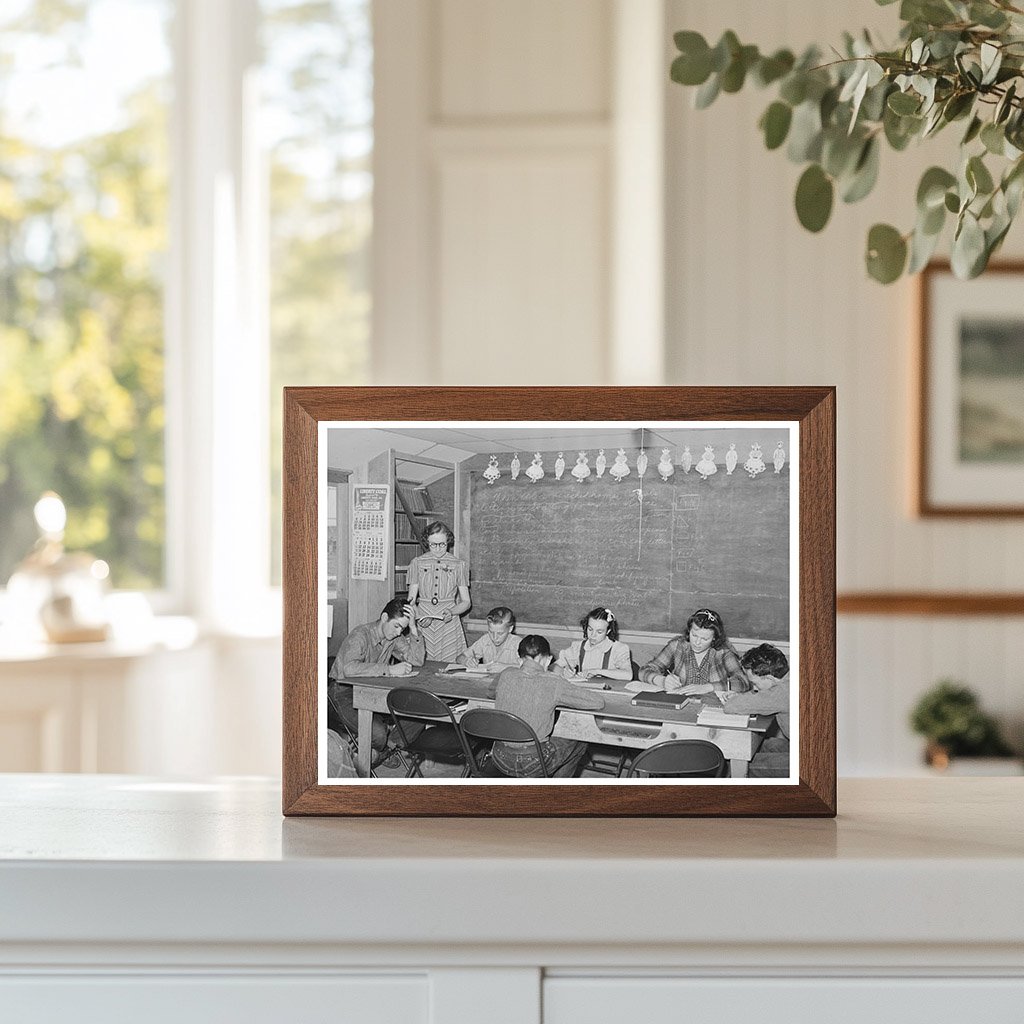 Schoolchildren at FSA Farm Camp Caldwell Idaho 1941
