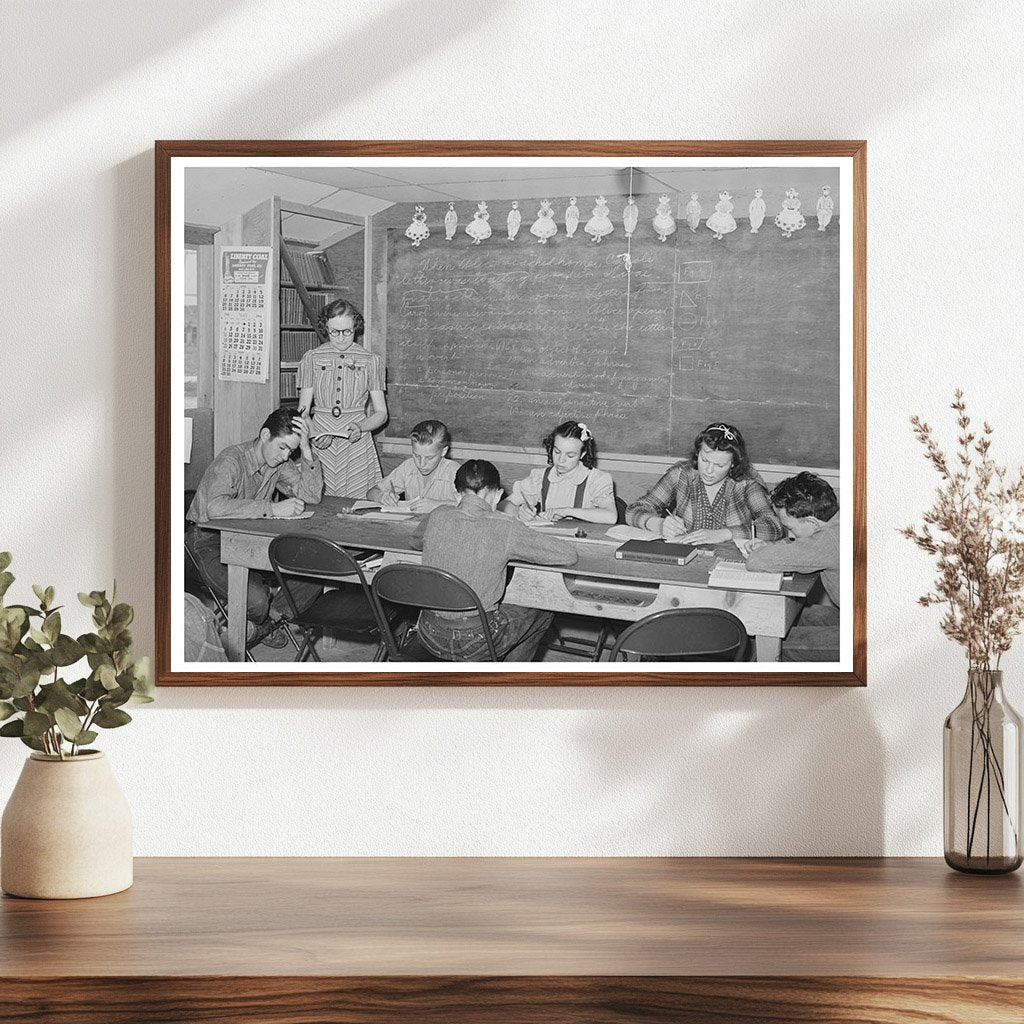 Schoolchildren at FSA Farm Camp Caldwell Idaho 1941