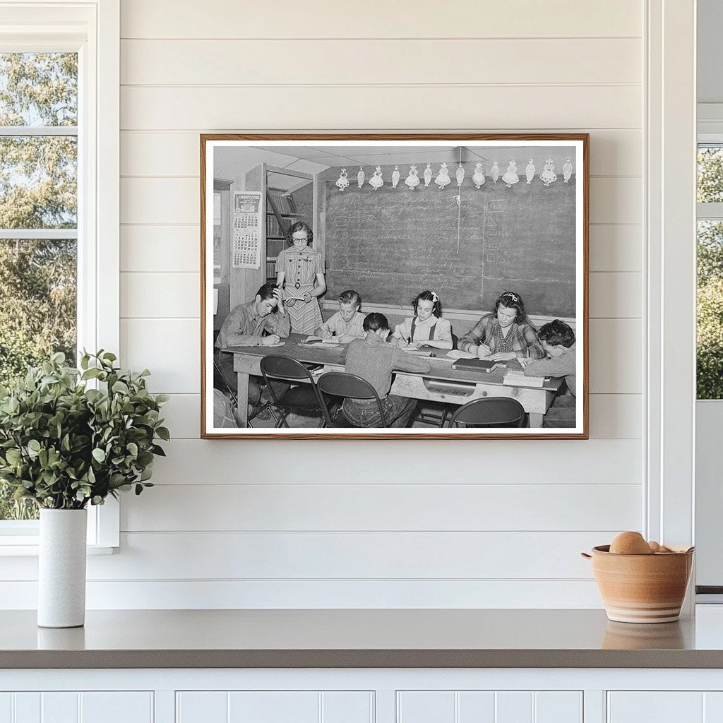 Schoolchildren at FSA Farm Camp Caldwell Idaho 1941