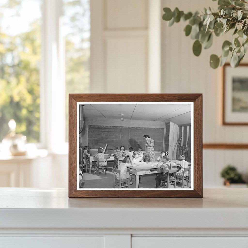 School at FSA Farm Workers Camp Caldwell Idaho May 1941