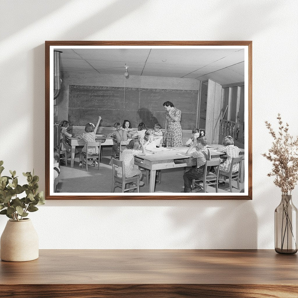 School at FSA Farm Workers Camp Caldwell Idaho May 1941