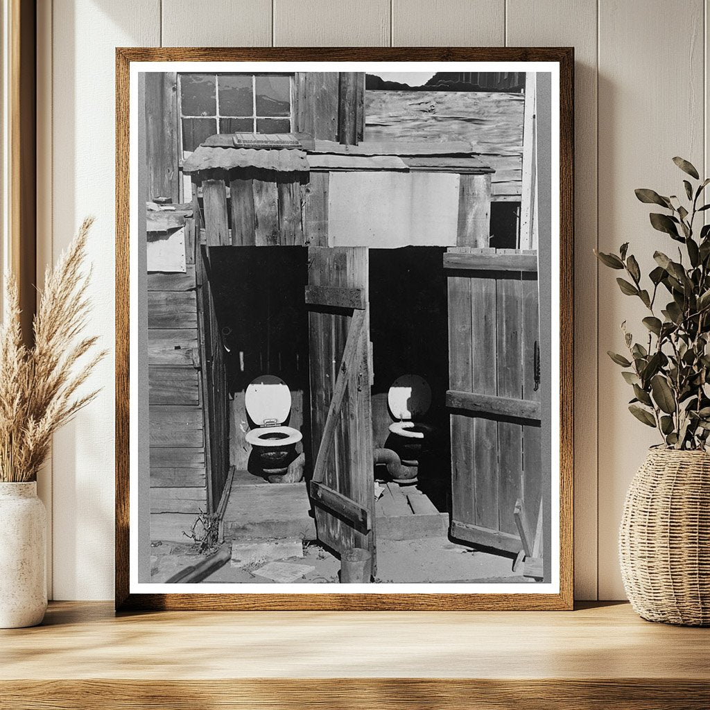 Vintage 1941 San Diego Mexican Section Privies Image