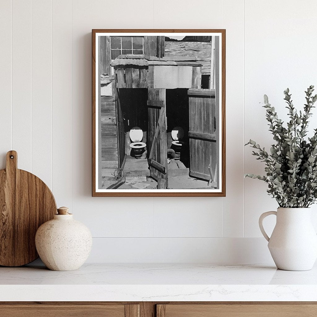 Vintage 1941 San Diego Mexican Section Privies Image