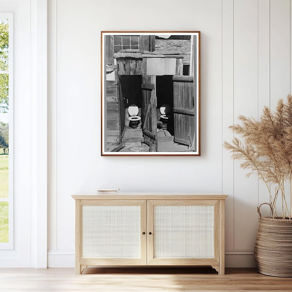 Vintage 1941 San Diego Mexican Section Privies Image