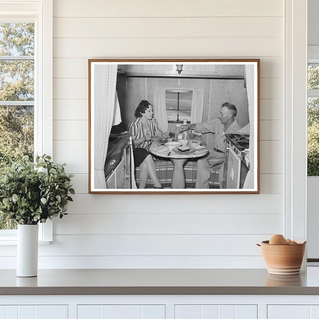 Lunch in Trailer Home San Diego May 1941