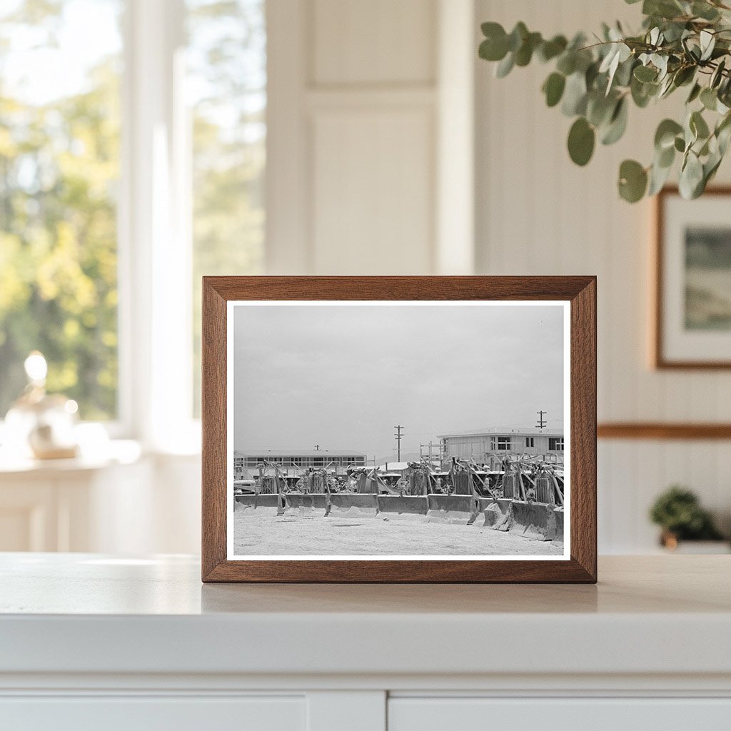 Bulldozers at Defense Housing Project Kearney Mesa 1941