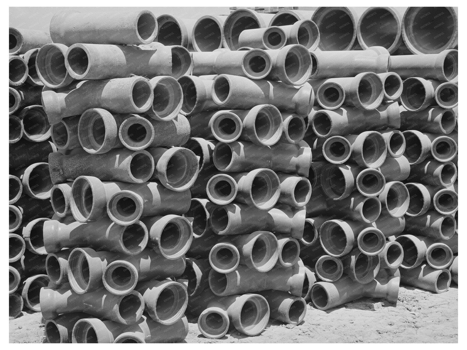 Sewer Tile Kearney-Mesa Defense Housing San Diego 1941