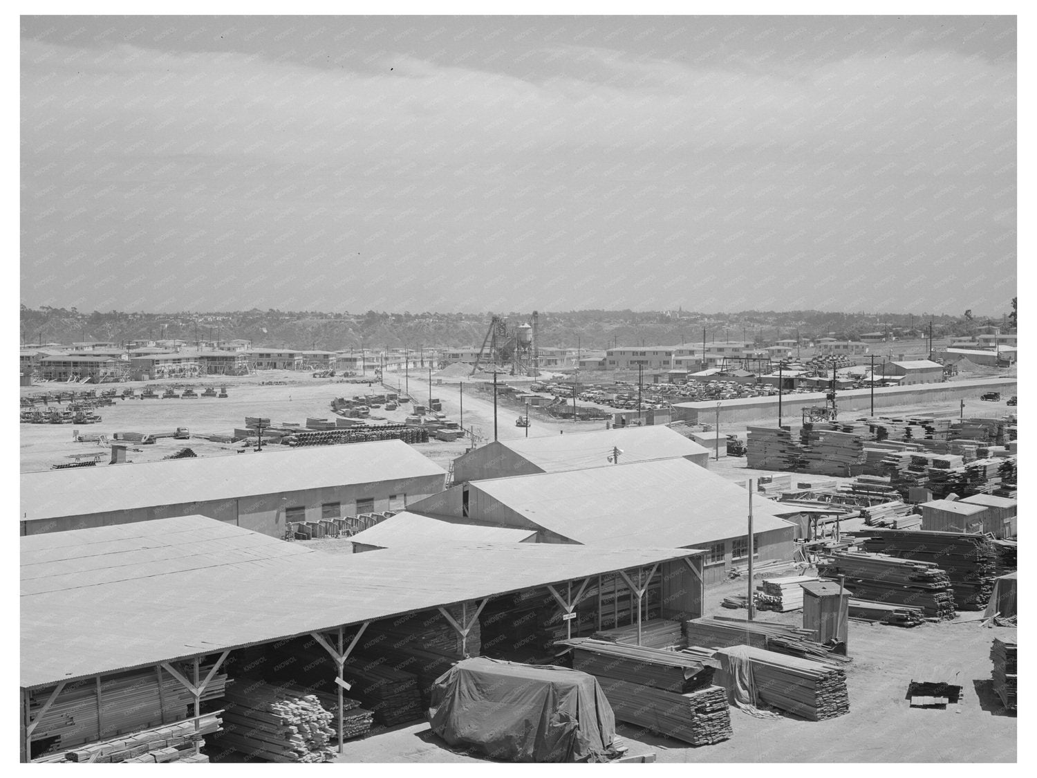 Kearney-Mesa Defense Housing Project May 1941 Photo