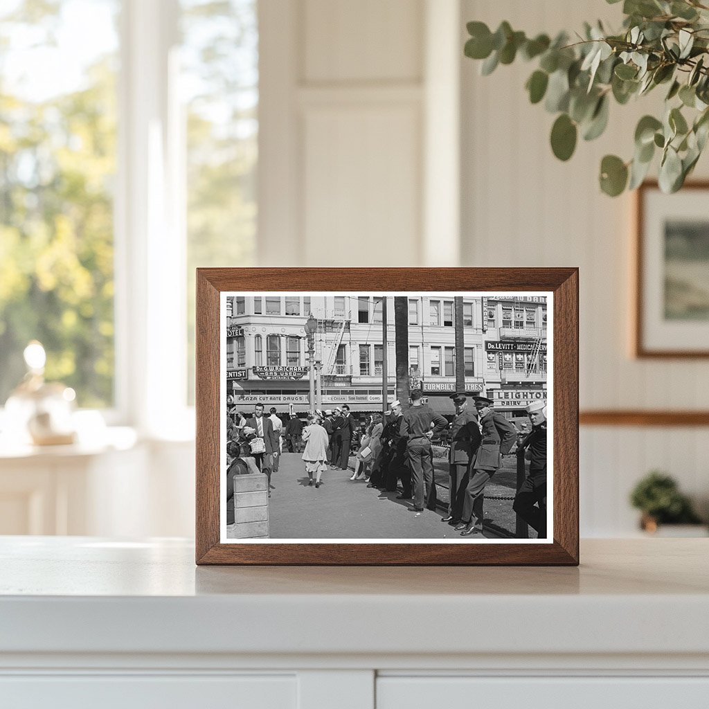 Sailors in Midtown San Diego May 1941