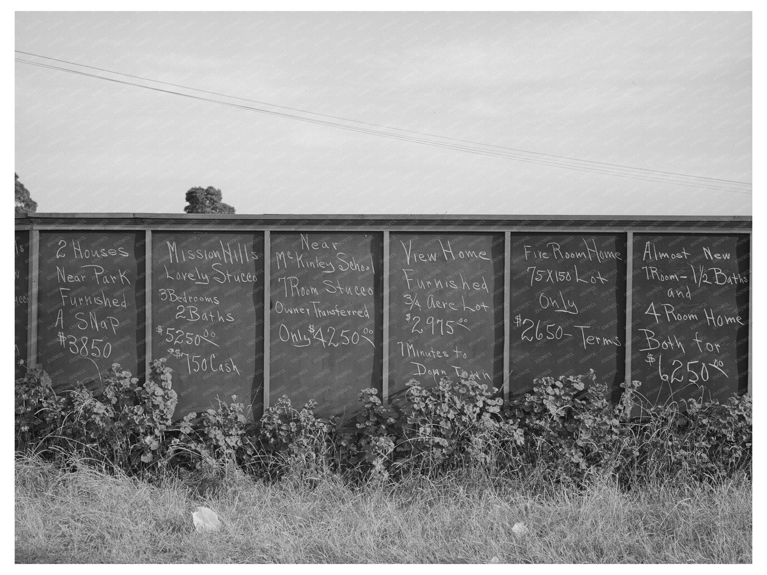 San Diego Real Estate Office Sign May 1941