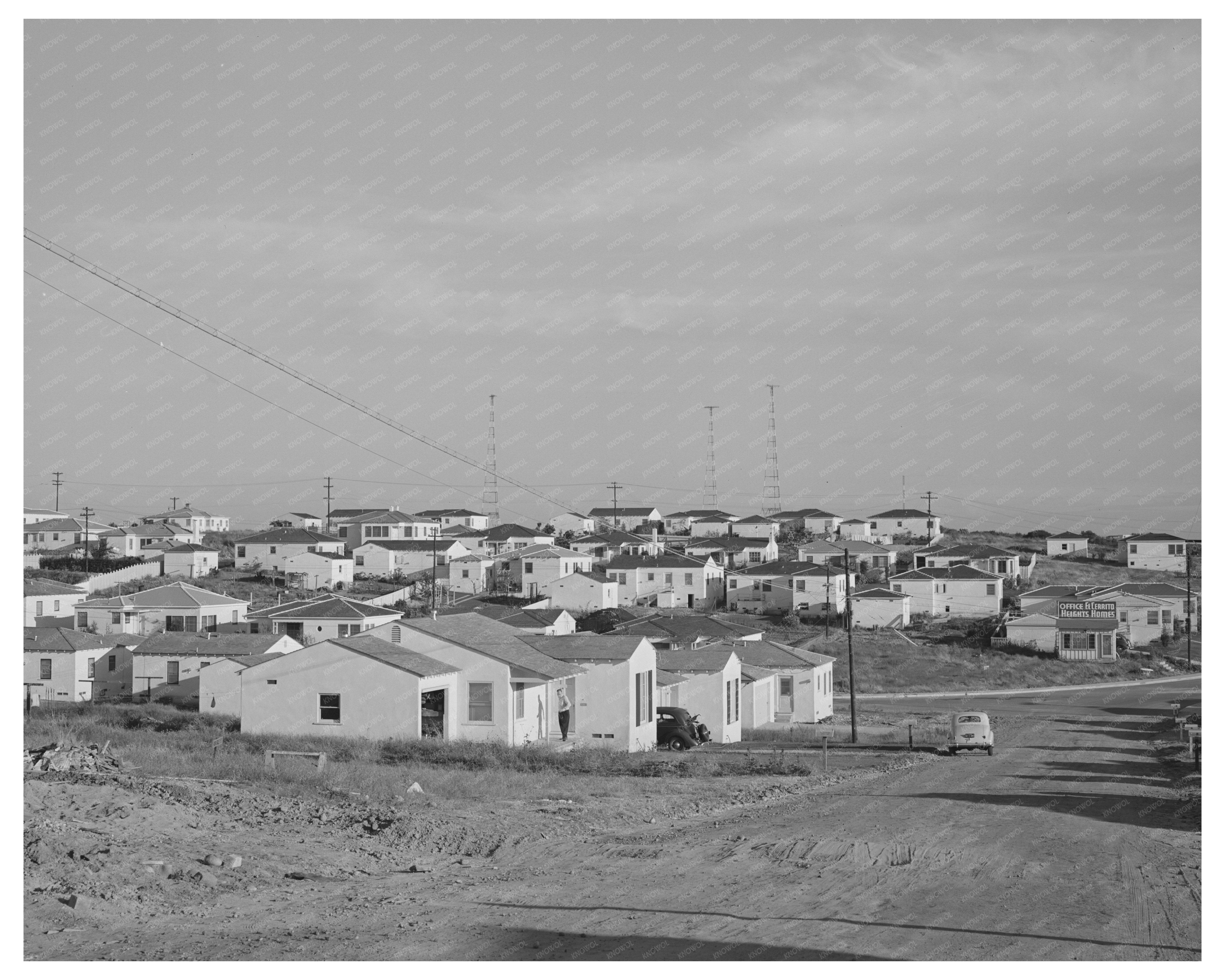 New Houses in San Diego California May 1941