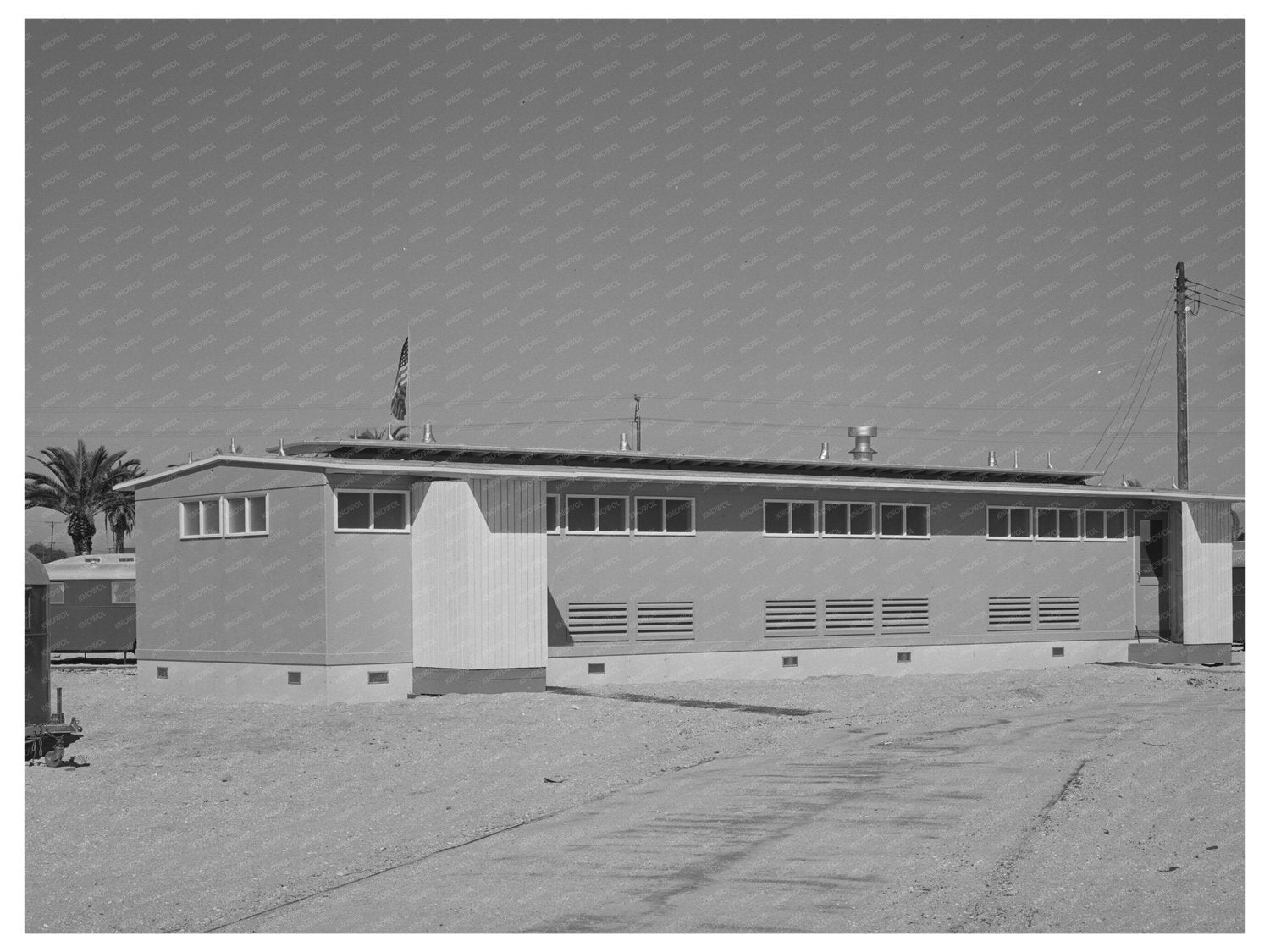 Sanitary Facilities at Farm Security Administration Camp 1941