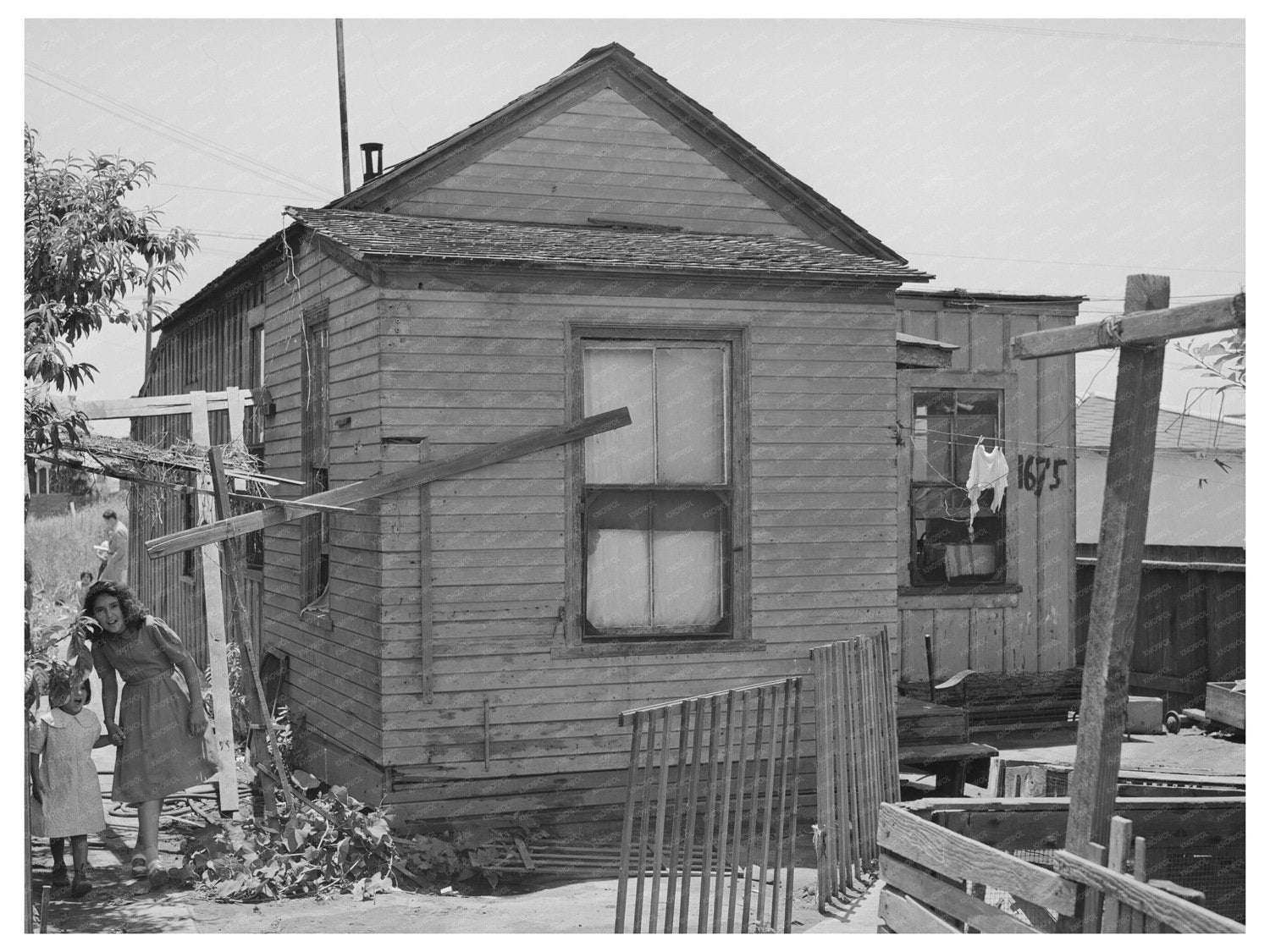 Mexican Girls Walking Home San Diego 1941