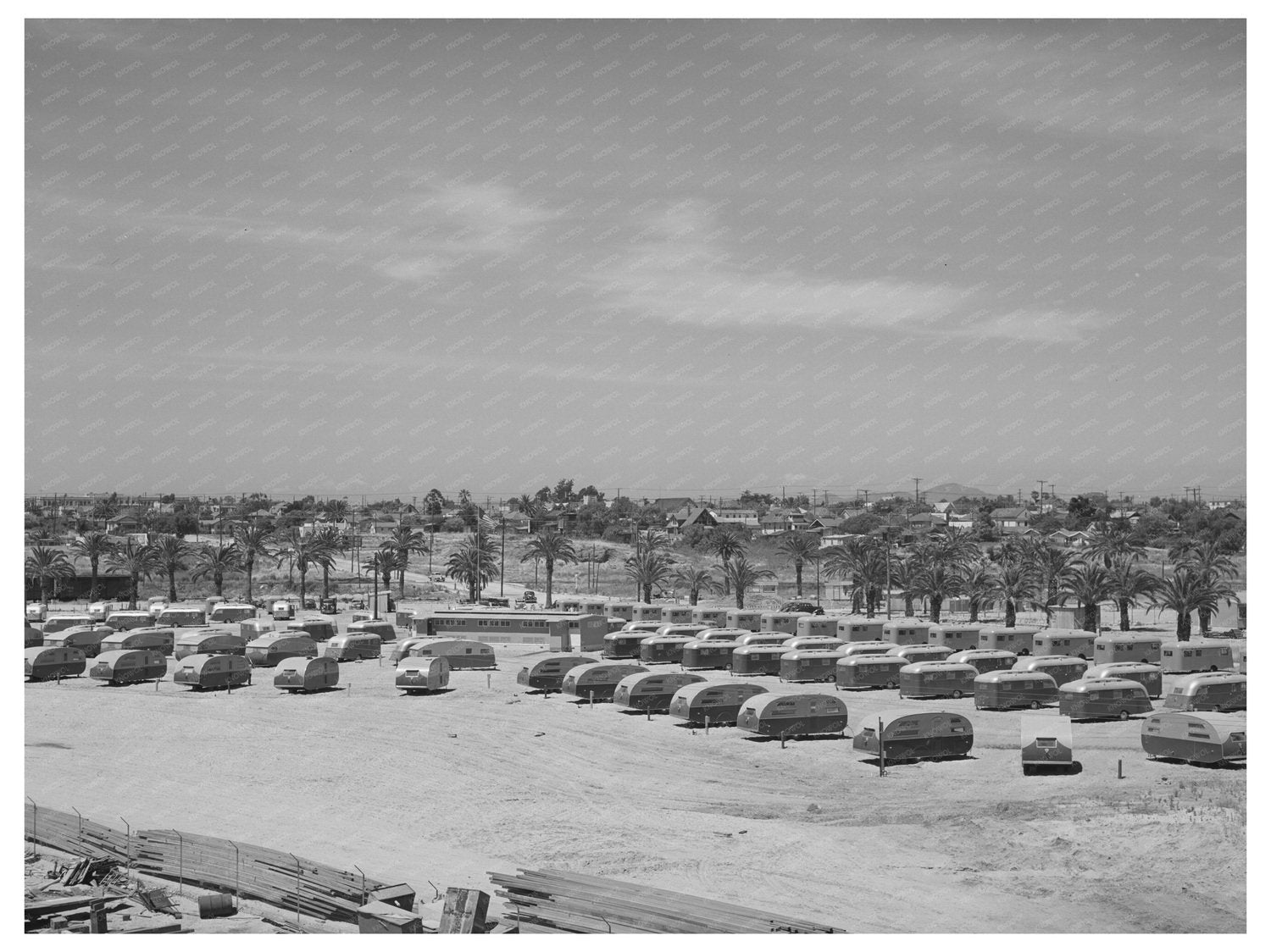 Farm Security Administration Trailer Camp San Diego 1941