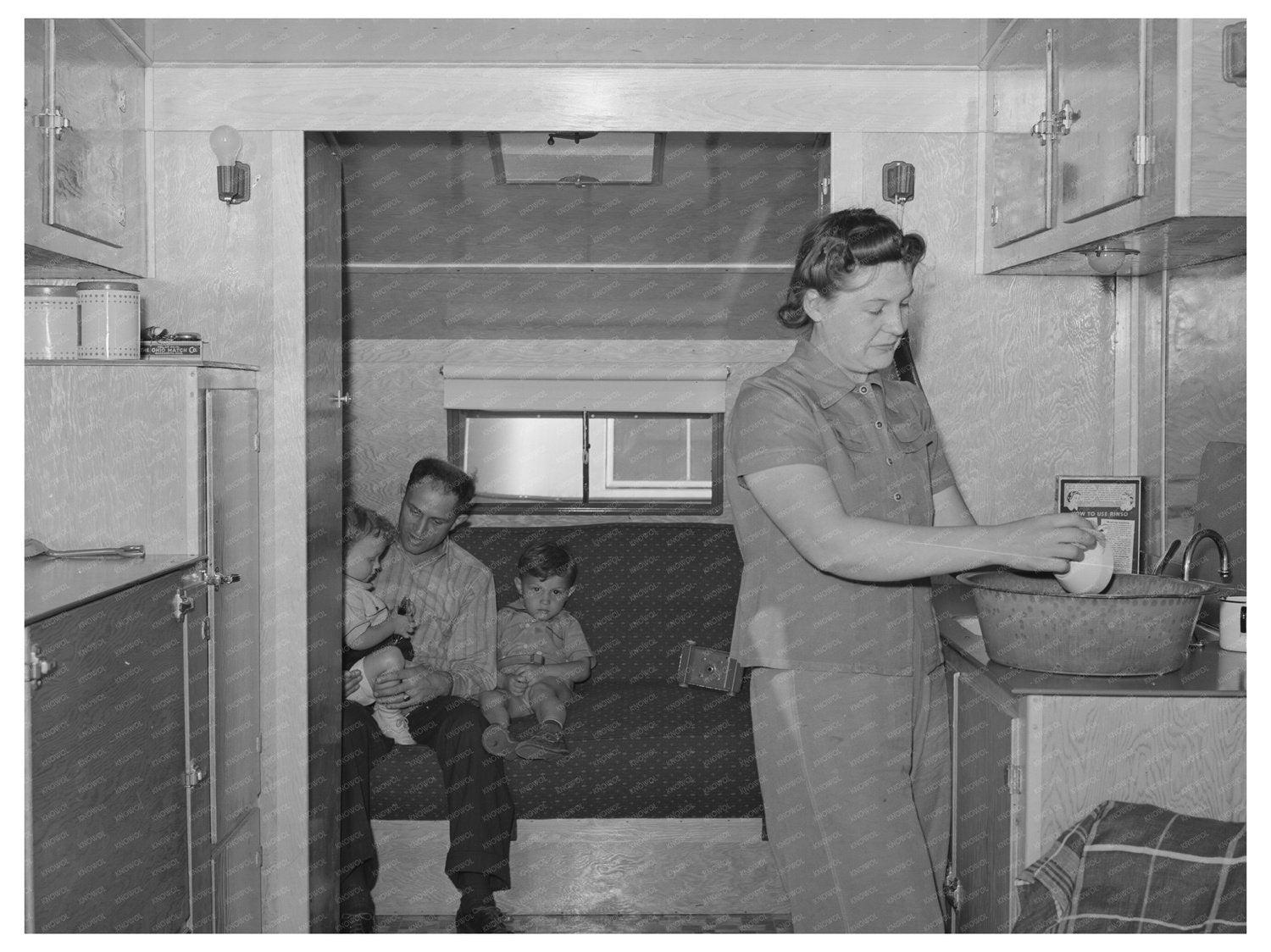 Family Life at Farm Security Administration Camp 1941