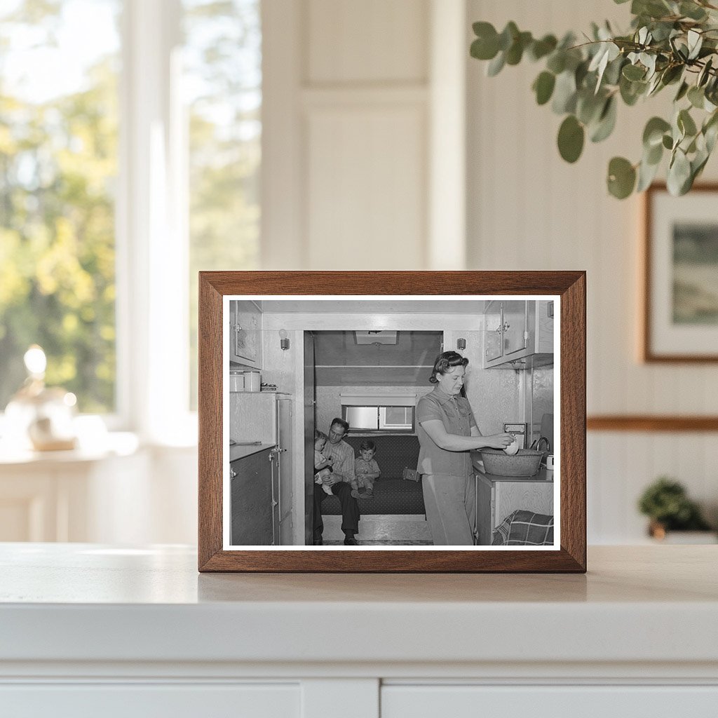 Family Life at Farm Security Administration Camp 1941