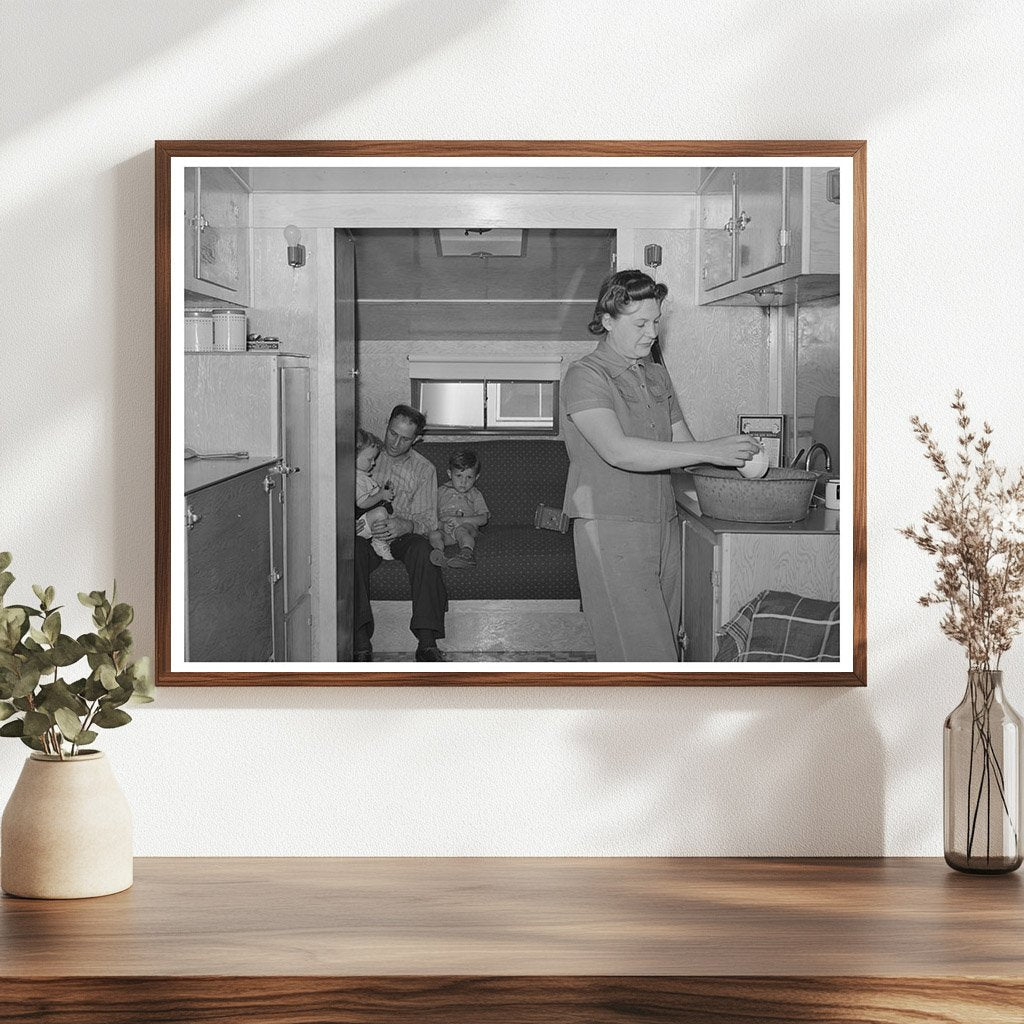 Family Life at Farm Security Administration Camp 1941