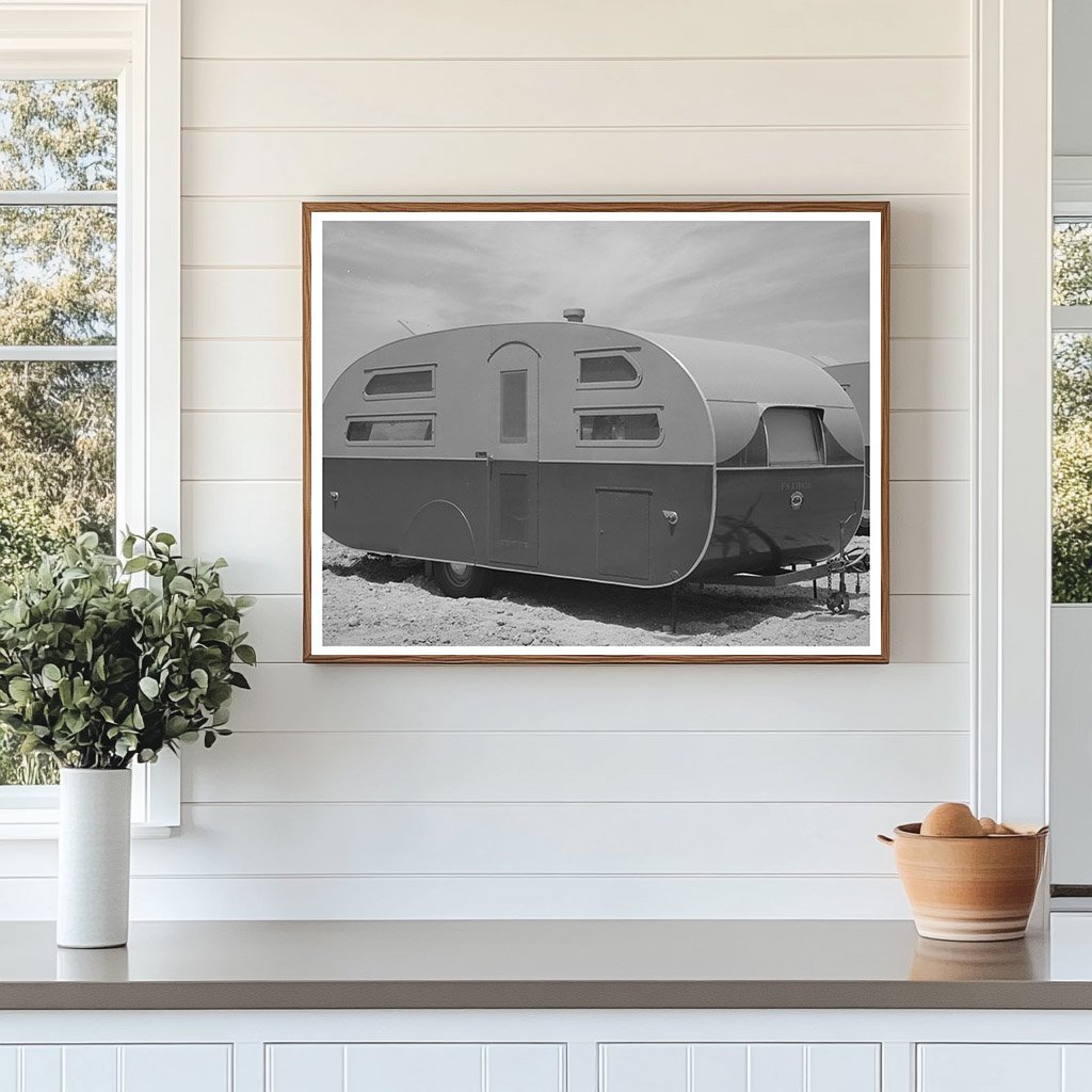 Trailers at Farm Security Administration Camp San Diego 1941