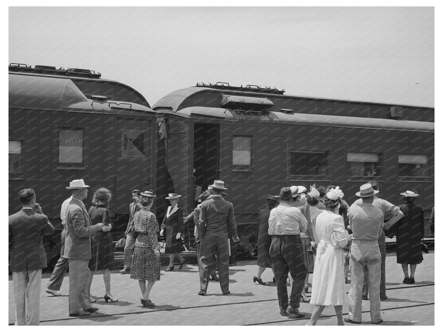 San Diego Railroad Station June 1941 Vintage Photograph
