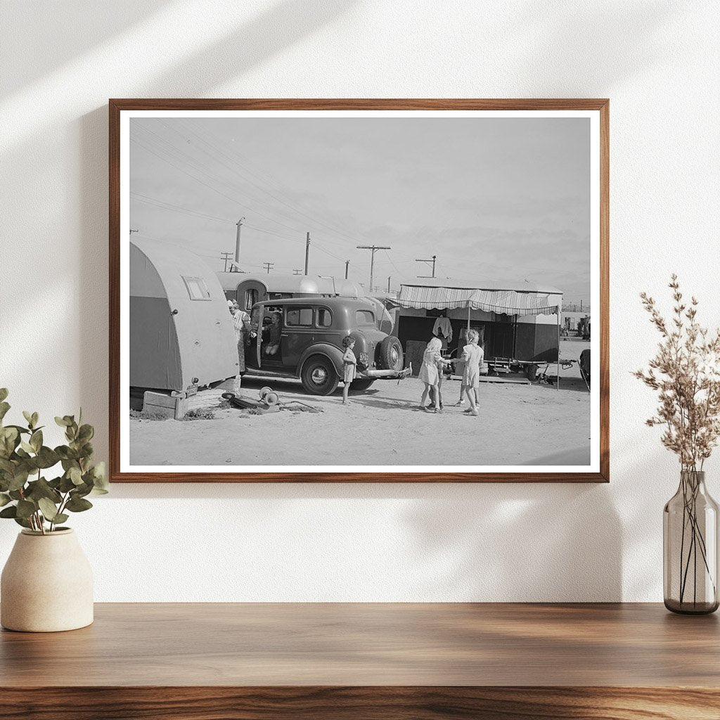 Crowded Trailer Court in San Diego 1941