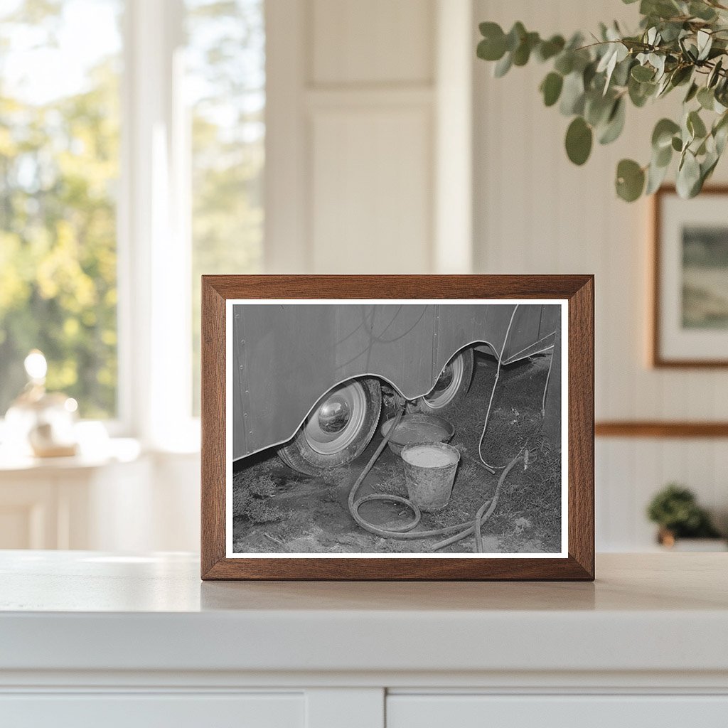 San Diego Trailer Court Scene June 1941 Health Violation