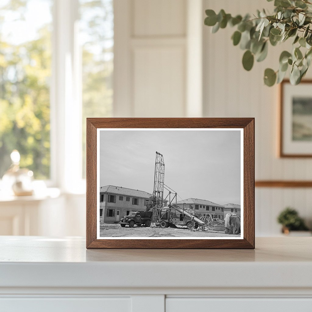Concrete Mixer for Navy Housing Construction May 1941