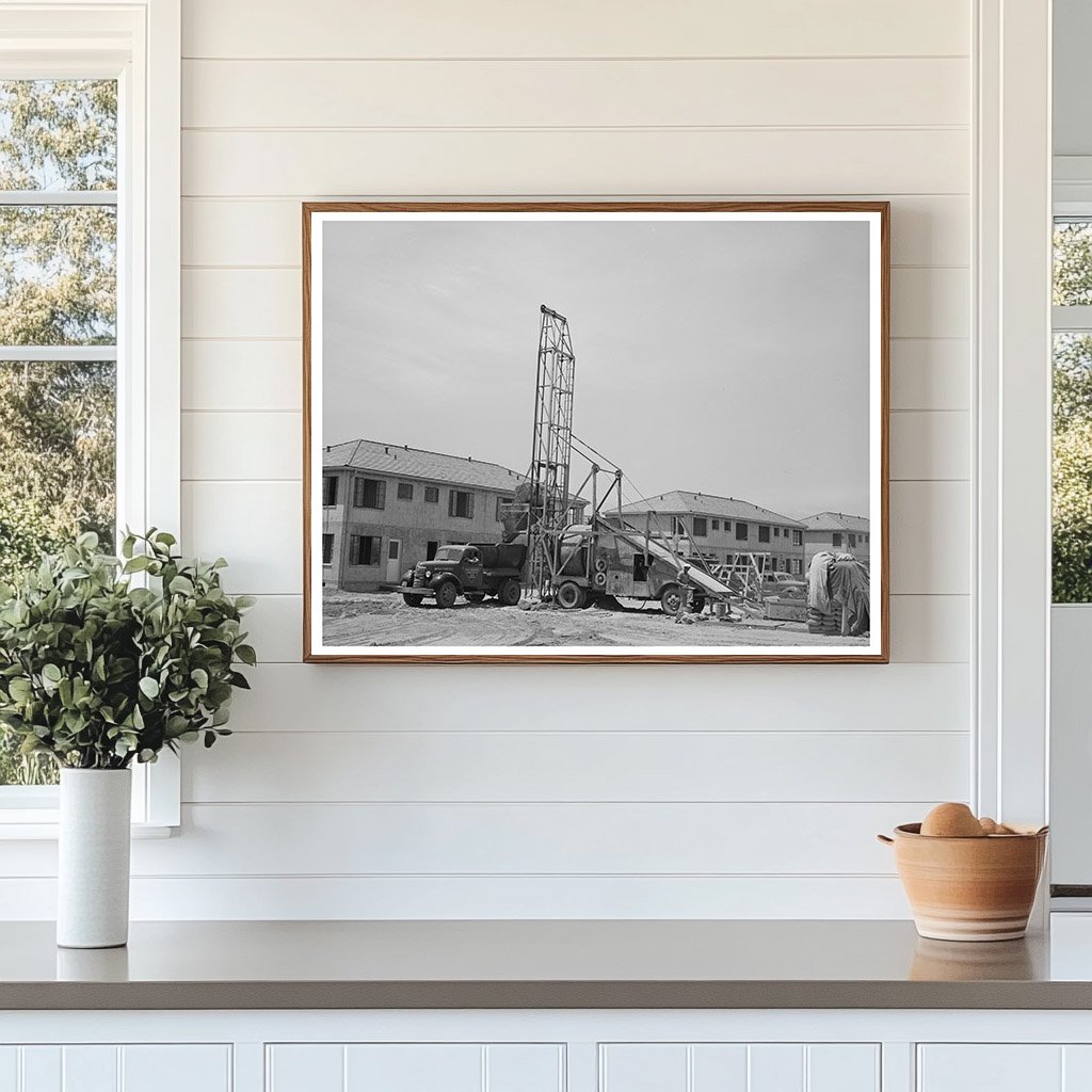 Concrete Mixer for Navy Housing Construction May 1941