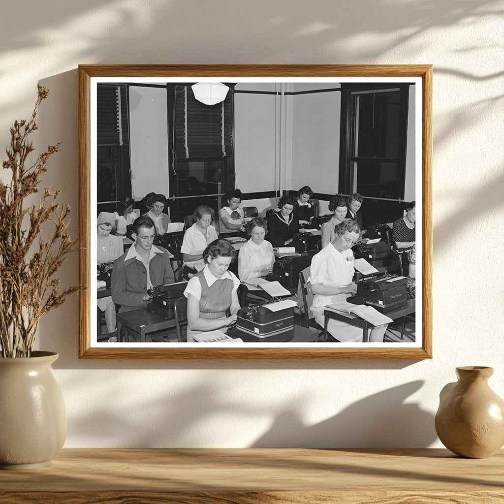 Typing Class at San Diego Vocational School June 1941