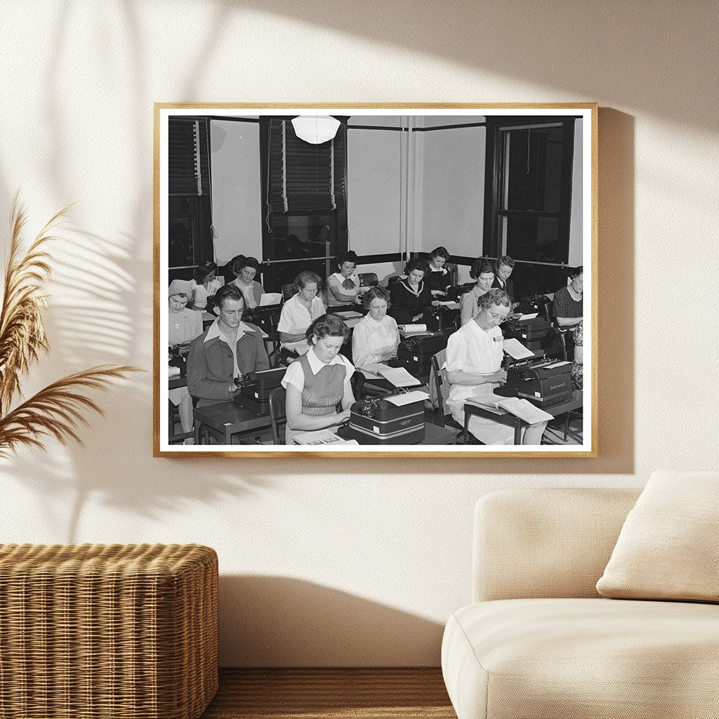 Typing Class at San Diego Vocational School June 1941