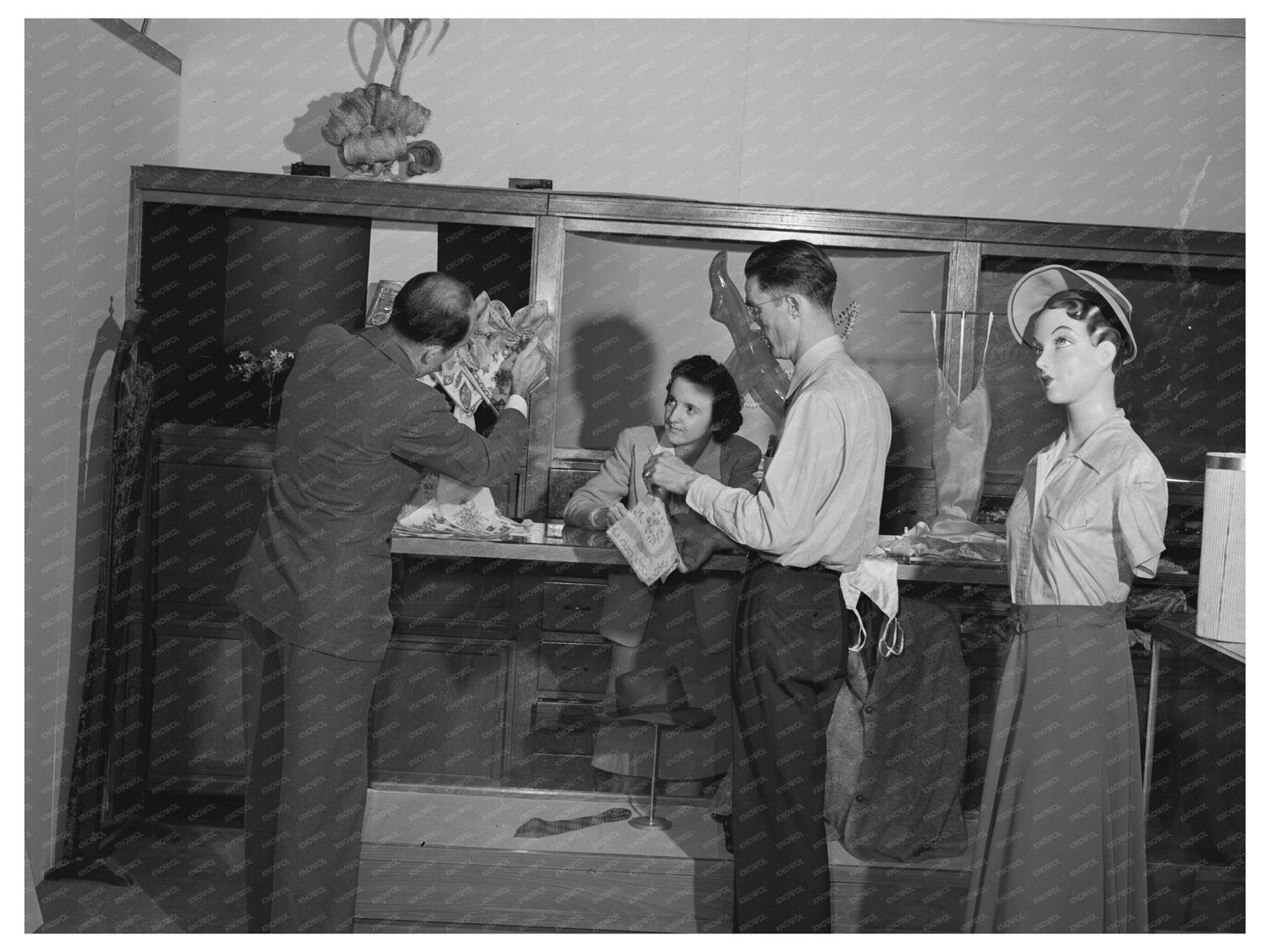 1941 Vintage Retail Display in San Diego Vocational School