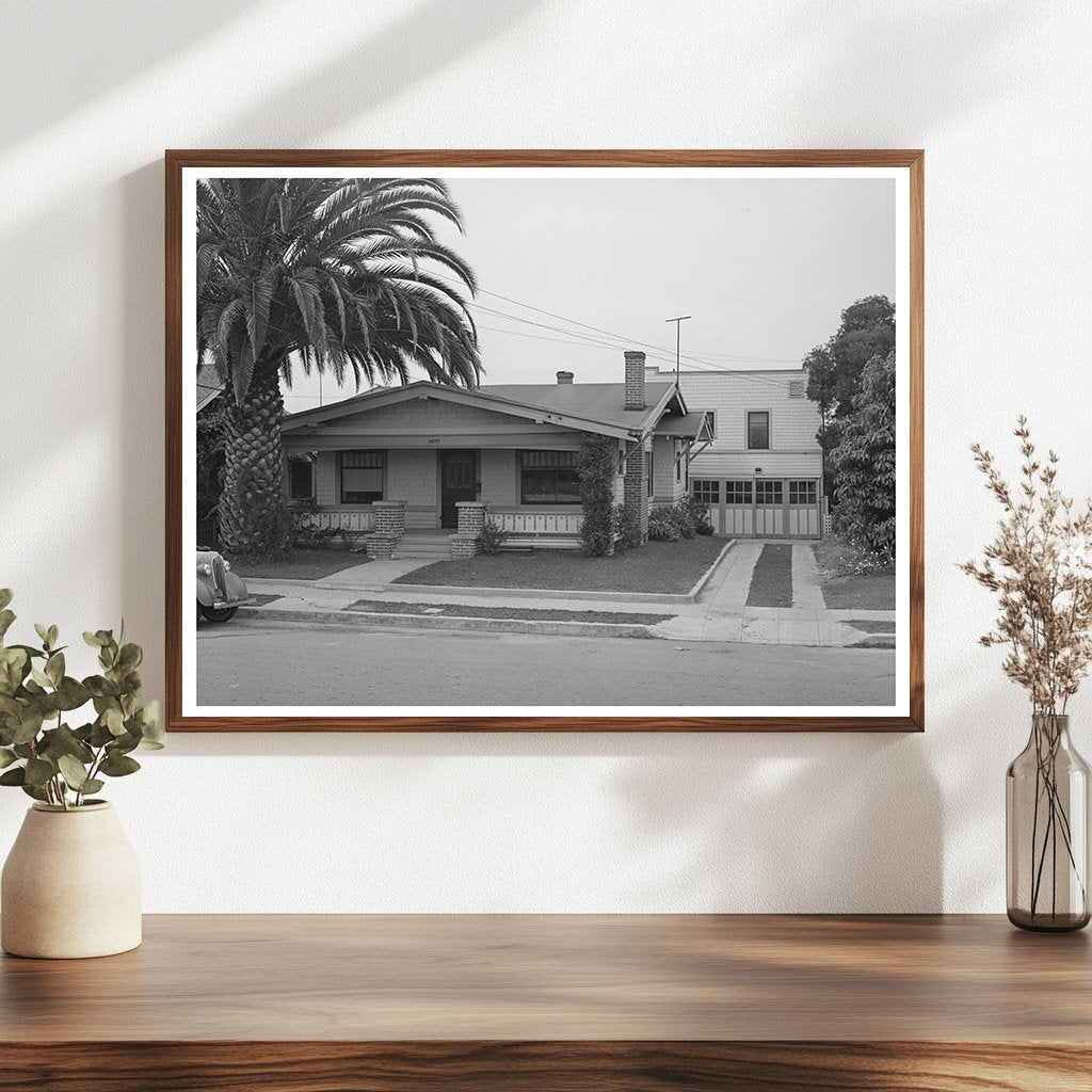 Houses on Jackdaw Street San Diego June 1941