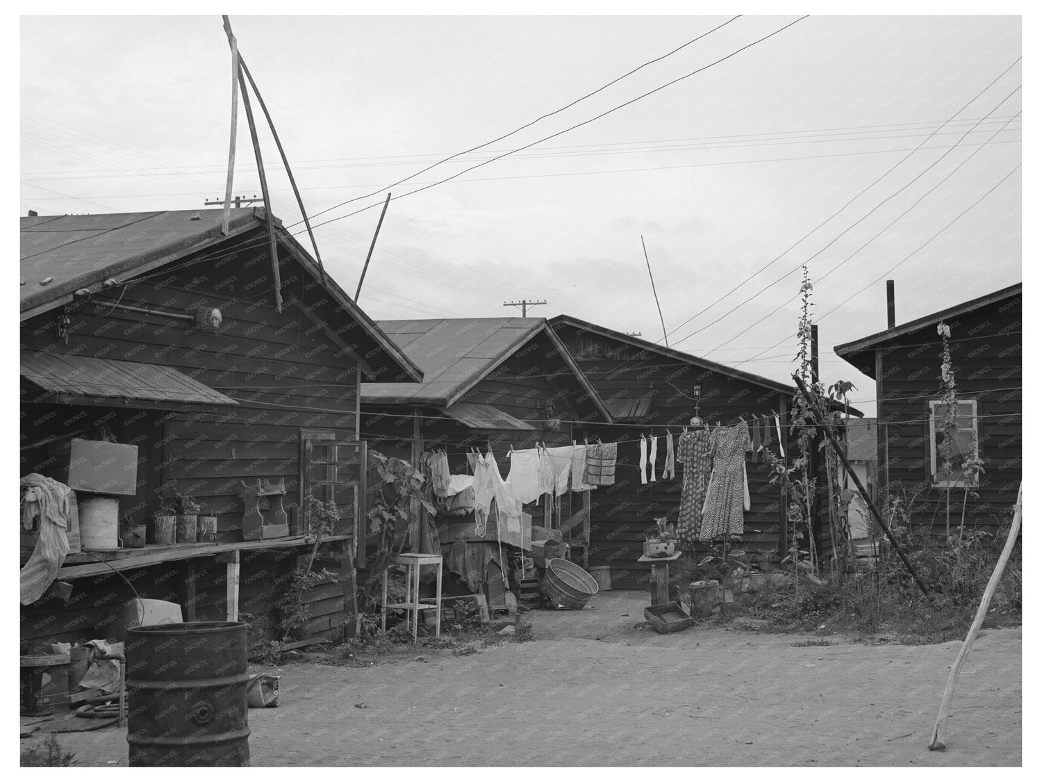 Mexican Families Backyards San Diego May 1941