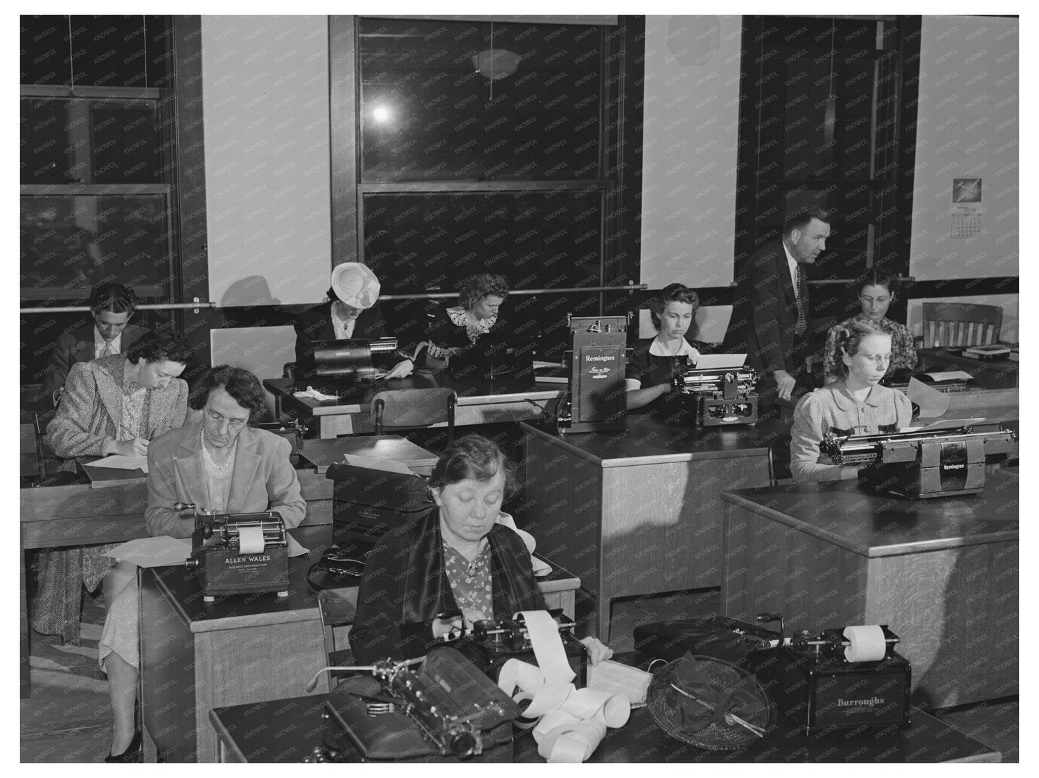 San Diego Vocational School Office Training June 1941