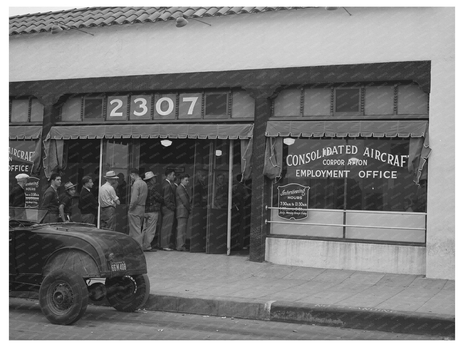 Consolidated Aircraft Employment Office San Diego 1944
