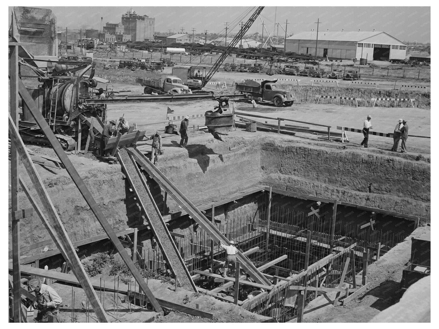 San Diego Sewage Plant Excavation May 1941