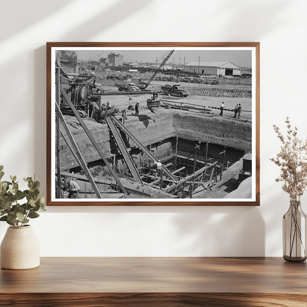 San Diego Sewage Plant Excavation May 1941
